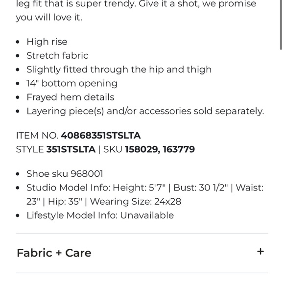 ISO!!!!LOOKING FOR THIS PAIR OF JEANS IN A SIZE 27 - Picture 2 of 2